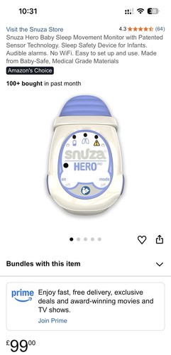 Snuza hero baby - snuza,