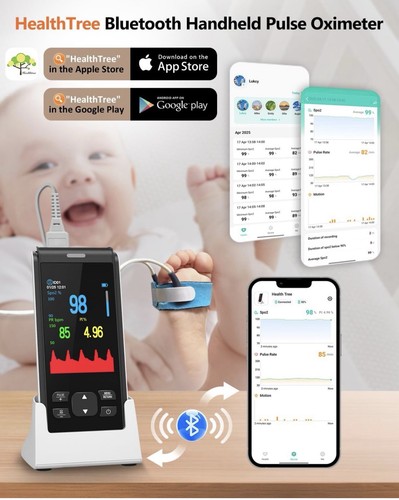 Baby pulse oximeter - baby,